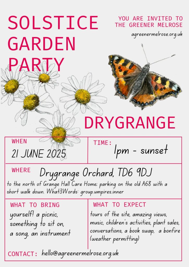 Solstice Garden Party (see below)